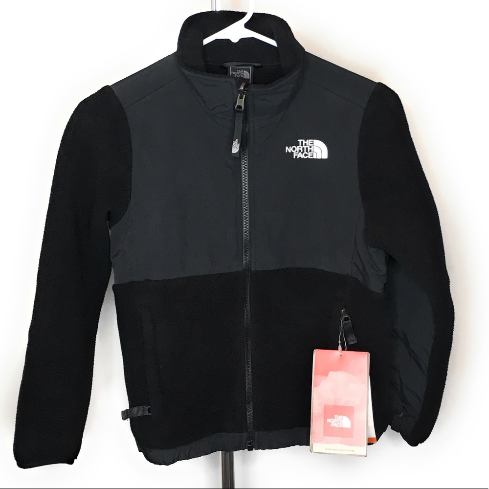 The North Face Denali Black Fleece Jacket Girls
